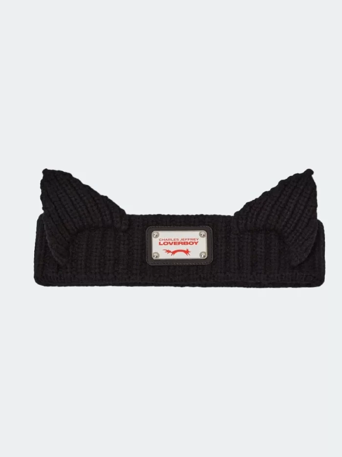 Ears Indie Headband Black